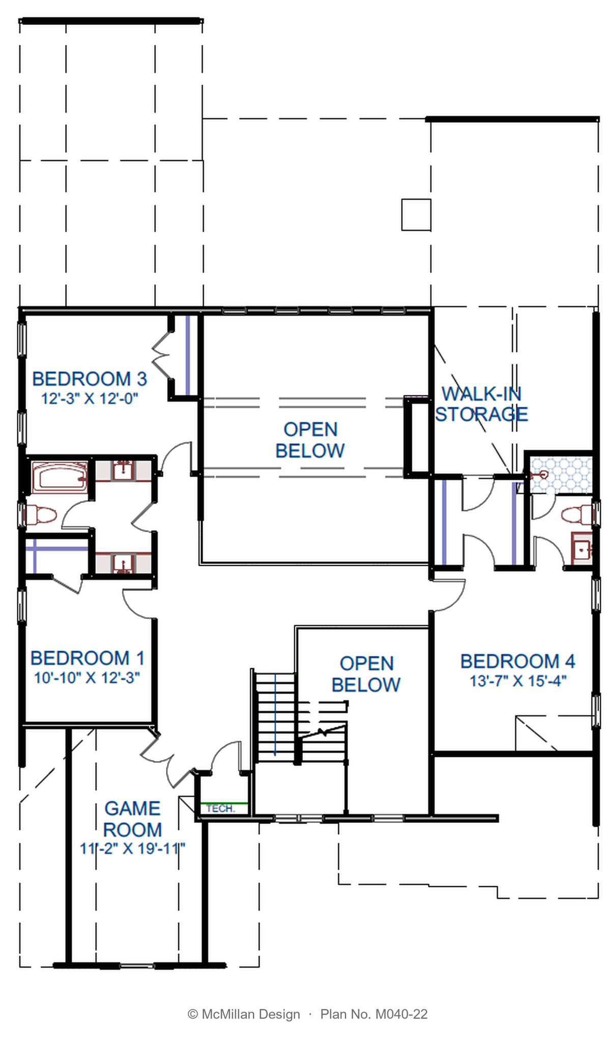 Andromeda second floor plan — click to expand
