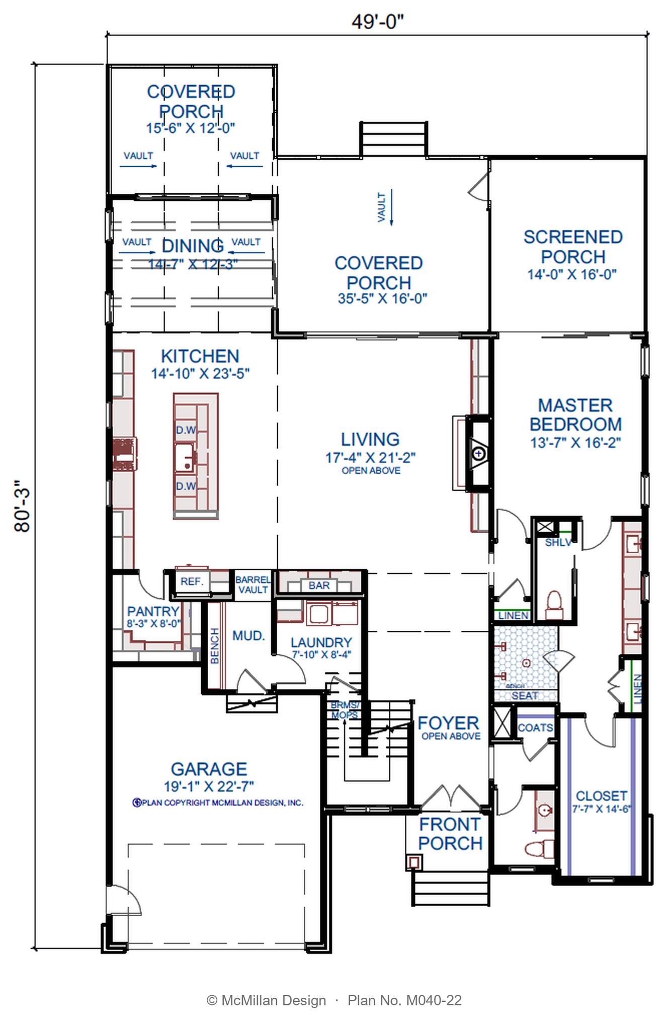Andromeda first floor plan — click to expand