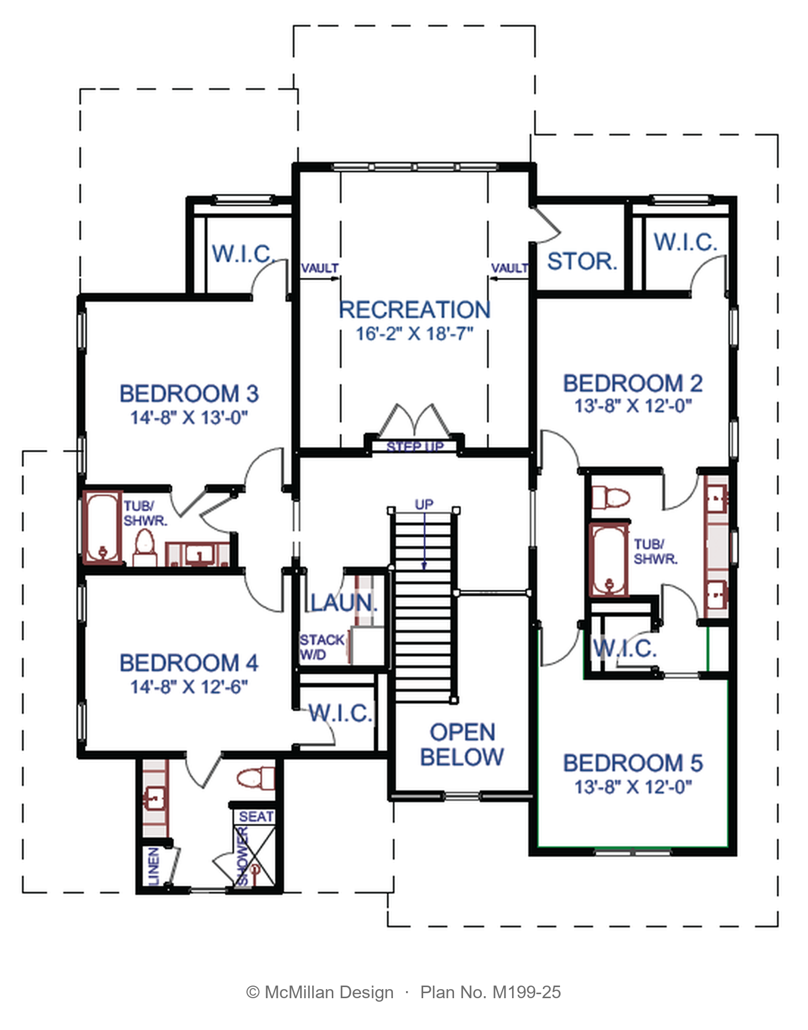 Beautyberry second floor plan — click to expand