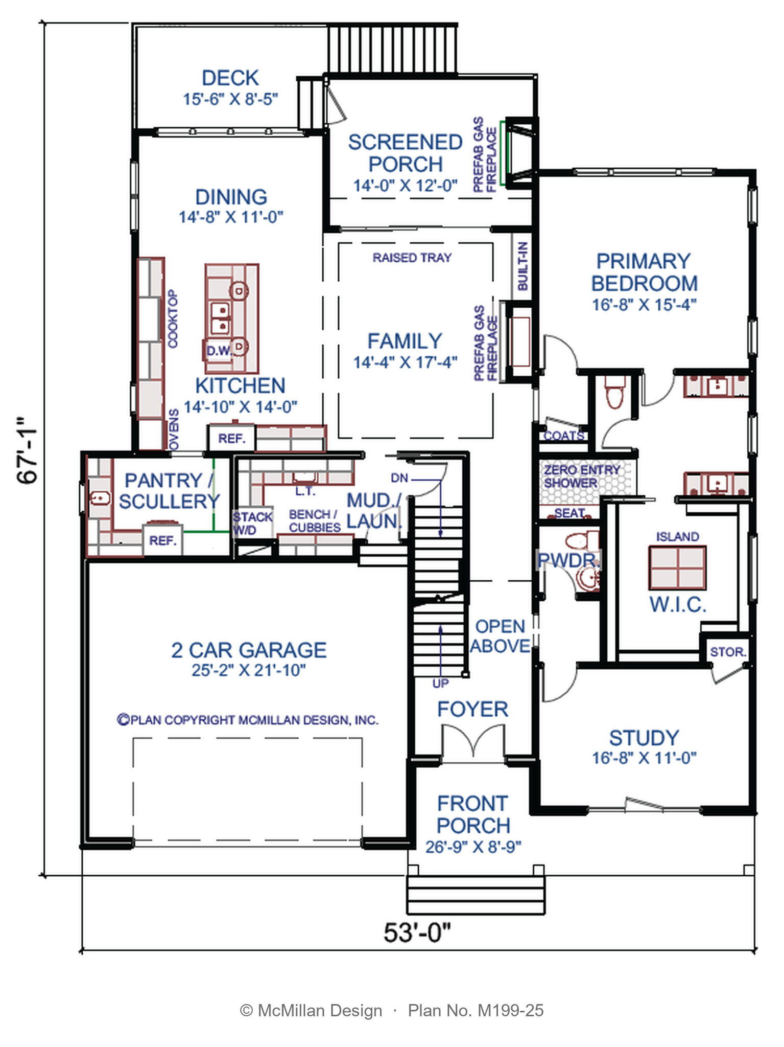 Beautyberry first floor plan — click to expand