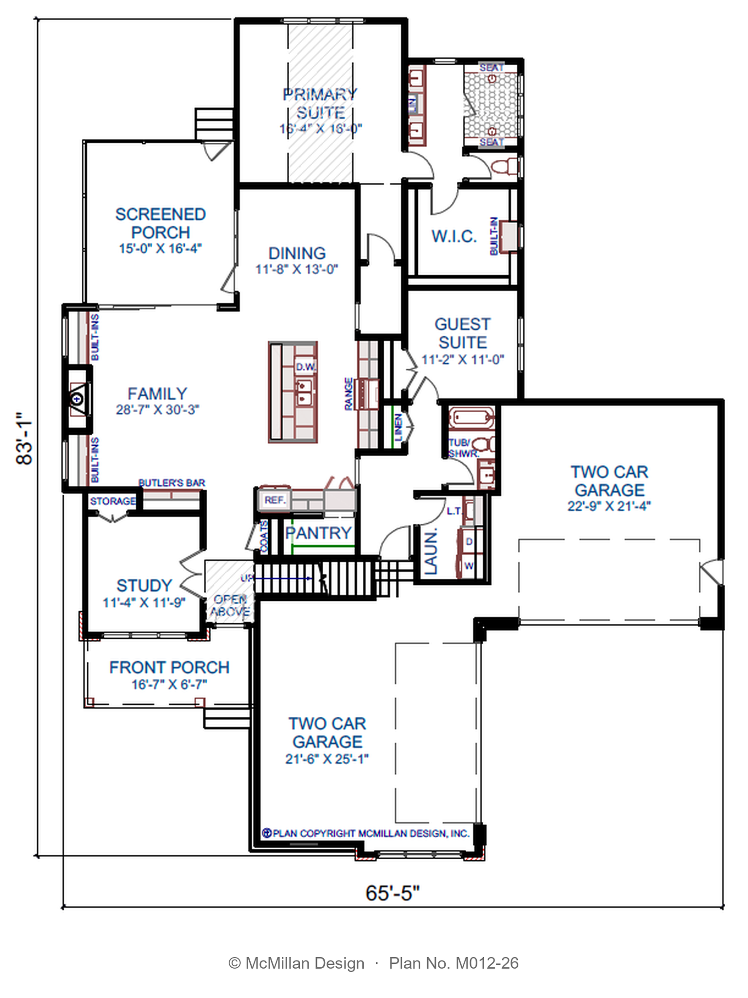 Blackberry first floor plan — click to expand
