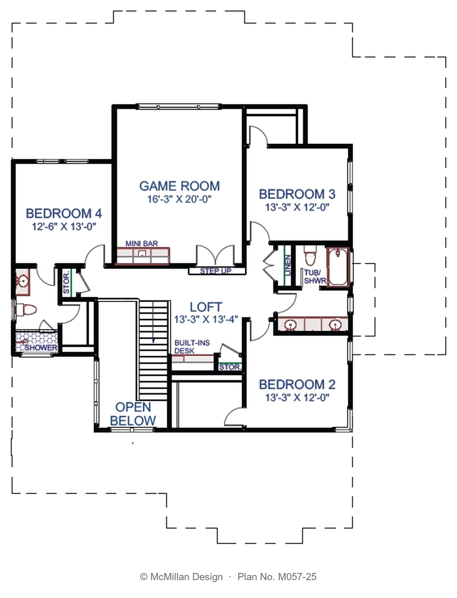 Borage second floor plan — click to expand